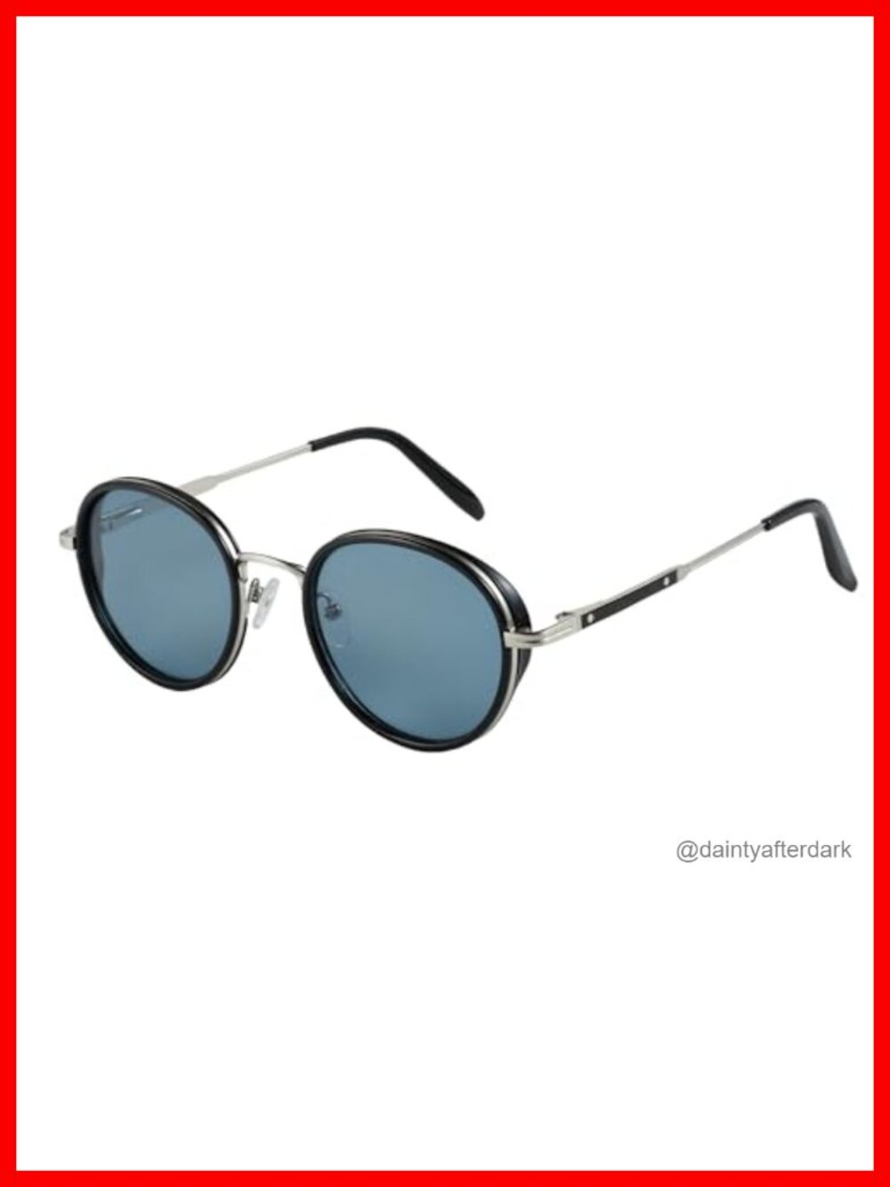 Retro Round Polarized Sunglasses Metal Frame UV400 Full Frame Unisex